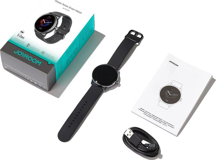 Image du produit Joyroom Classis Series JR-FC1 Smartwatch with Call Answering Function / IP68 Protection - Dark Gray (46.10 mm)