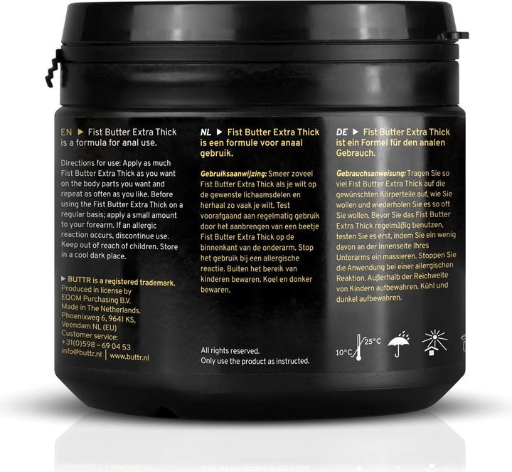 Actual product image Buttr Fisting Gel Extra Thick - 500 ml (500 ml)