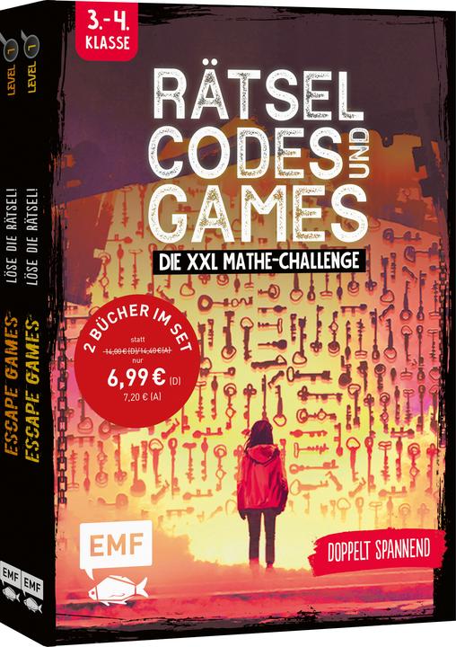 Produktbild Rätsel, Codes und Games – Die XXL Mathe-Challenge für die 3. und 4. Klasse (Deutsch)