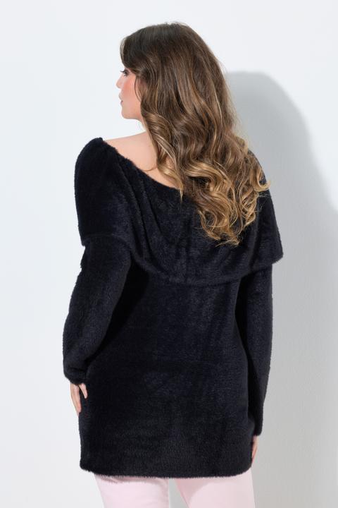 Produktbild Miamoda Pullover, Regular Fit, Fancystrick, Volant am Ausschnitt (60)