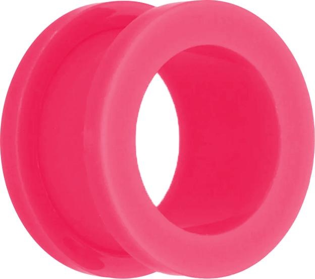 Produktbild Star Piercing Flesh Tunnel neon pink (Acryl, ohne MessingChirurgenstahl 316L)