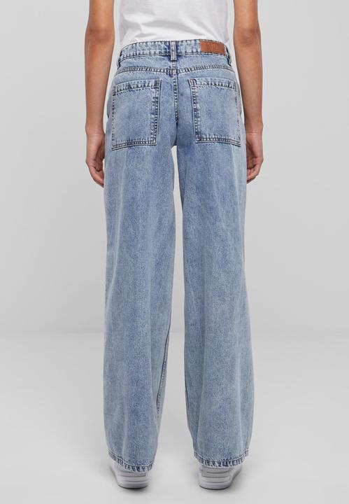 Produktbild Urban Classics Ladies Mid Waist Wide Denim (26)
