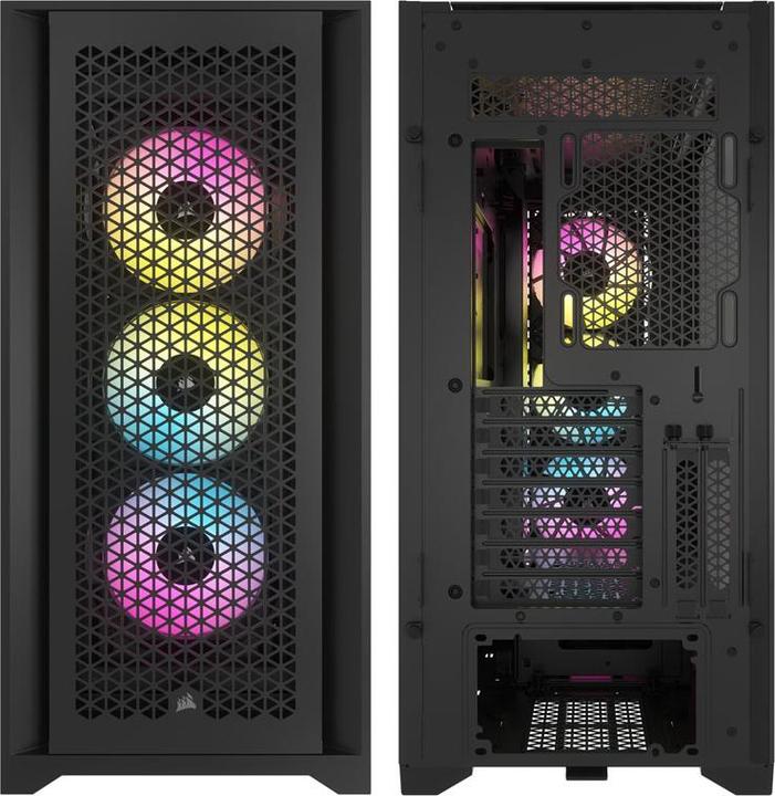 Image du produit Corsair iCUE 5000D RGB Airflow (mATX, Mini-ITX, ATX, E-ATX)