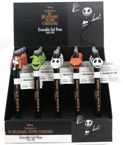 Actual product image Pyramid Nightmare before Christmas Erasable Gel Pen Characters Display (30) (30x)