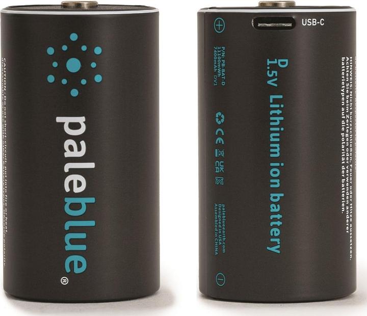 Actual product image Pale Blue Battery D USB-C (2 pcs., D, 5000 mAh)
