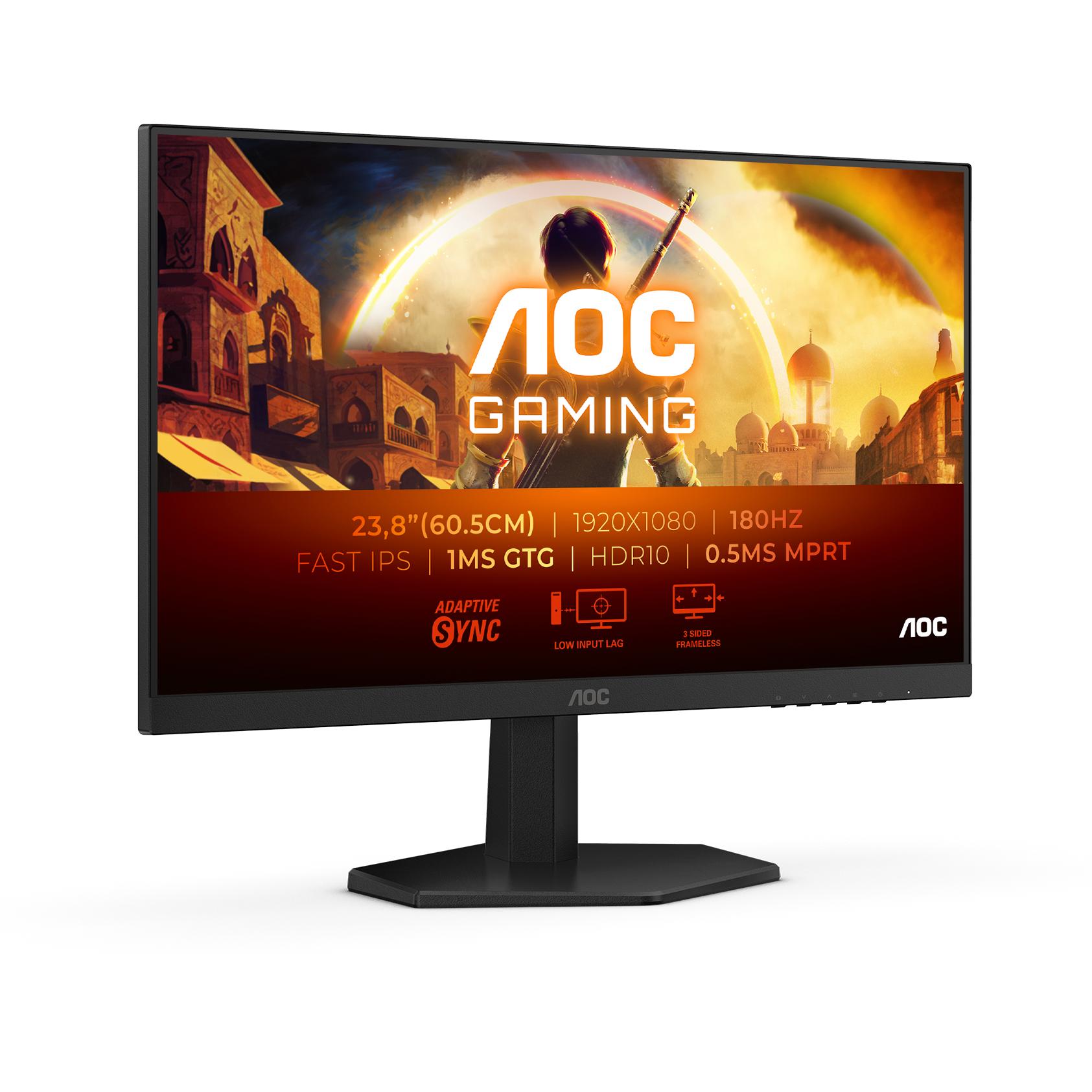 AOC 24G42E (1920 x 1080 Pixel, 23.80"), Monitor, Schwarz