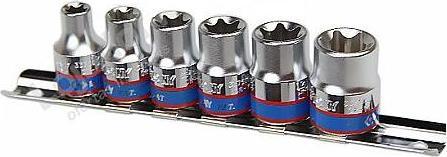 Productafbeelding King Torx gereedschap 3/8" 6Pzas sobre rail (3/8")
