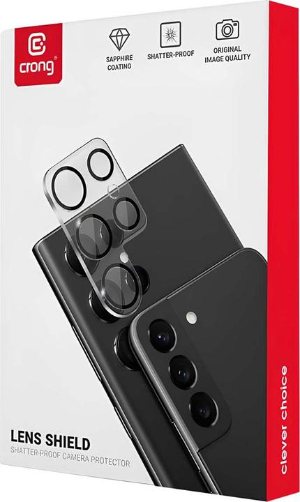 Image du produit Crong Lens Shield - verre pour la caméra et l'objectif de l'iPhone 12 (1 pcs, Apple iPhone 12)