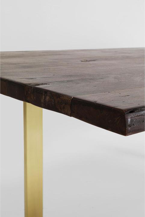 Actual product image Kare Design Table Harmony Walnut Brass 180x90cm (180 x 90 x 76 cm)