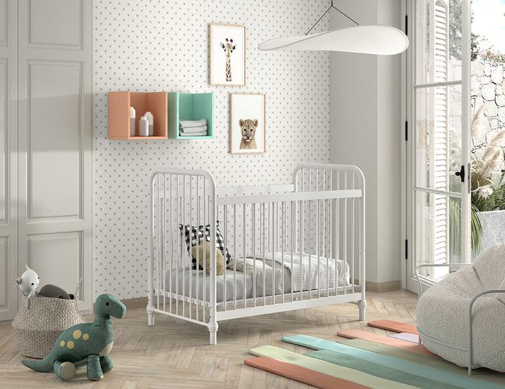 Image du produit Jaxx Bronxx Lit Bebe Blanc Mat 60X120Cm (60 x 120 cm)