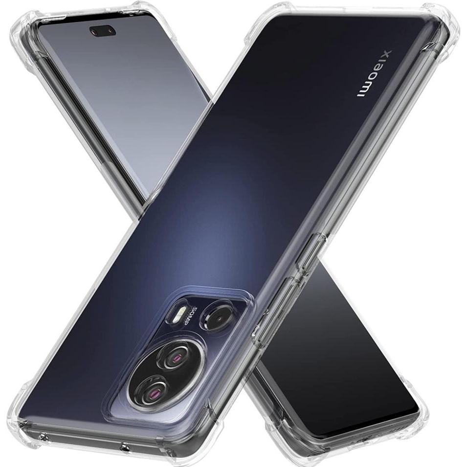 Screenguard Xiaomi 13 Lite Hülle Crystal Soft Airbag Bumper (Xiaomi 13 Lite), Smartphone Hülle, Transparent
