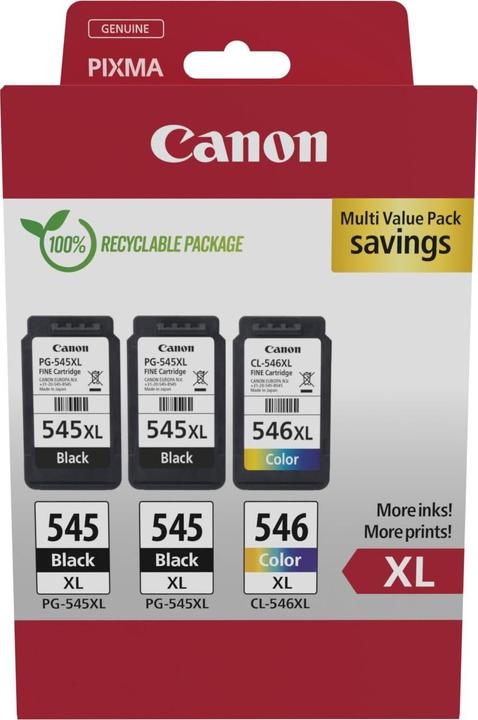 Image du produit Canon PG-545XLx2/CL-546XL Cartouche d'encre (CF)