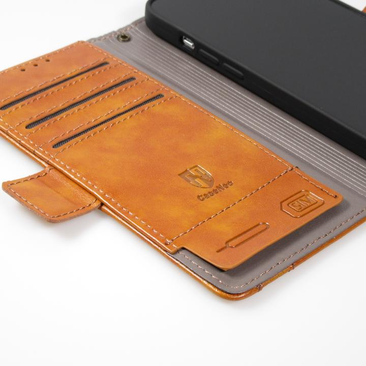 Immagine prodotto PhoneLook Custodia in pelle con portafogli a scorrimento con strisce e portacarte (Apple iPhone 13)