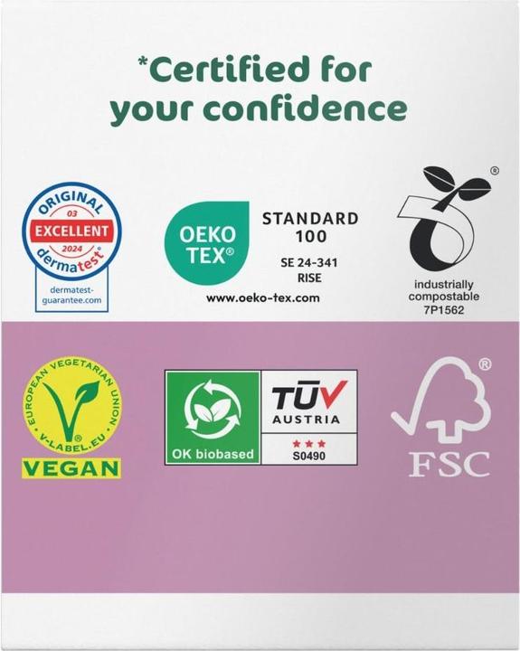 Actual product image Naty Bio-Damenbinden Normal 14 Stück (1 x)