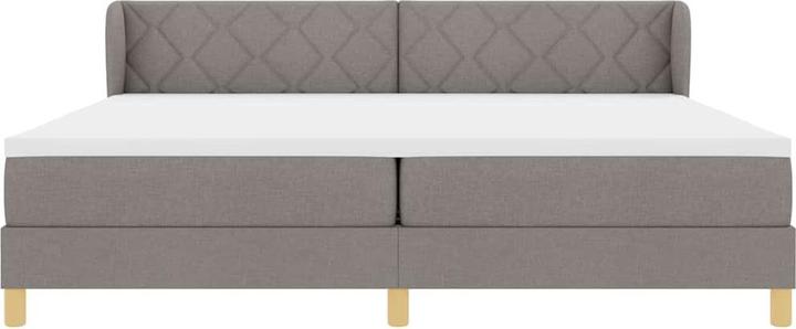 Produktbild VidaXL Boxspringbett Mit Matratze Stoff Taupe (200 x 200 cm)