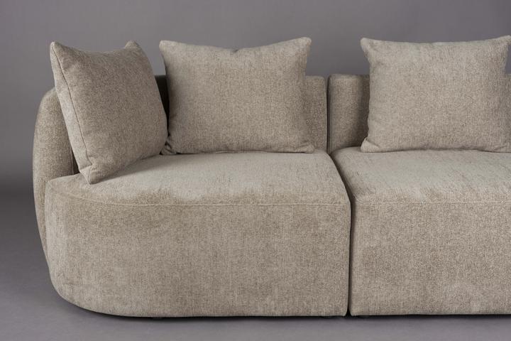 Actual product image Dutchbone Rocca Sofa 4,5-Seater Cappuccino
