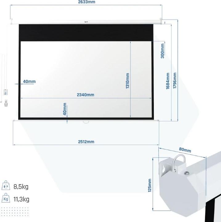 Productafbeelding Iggual PSIPS234 (106", 16:9)