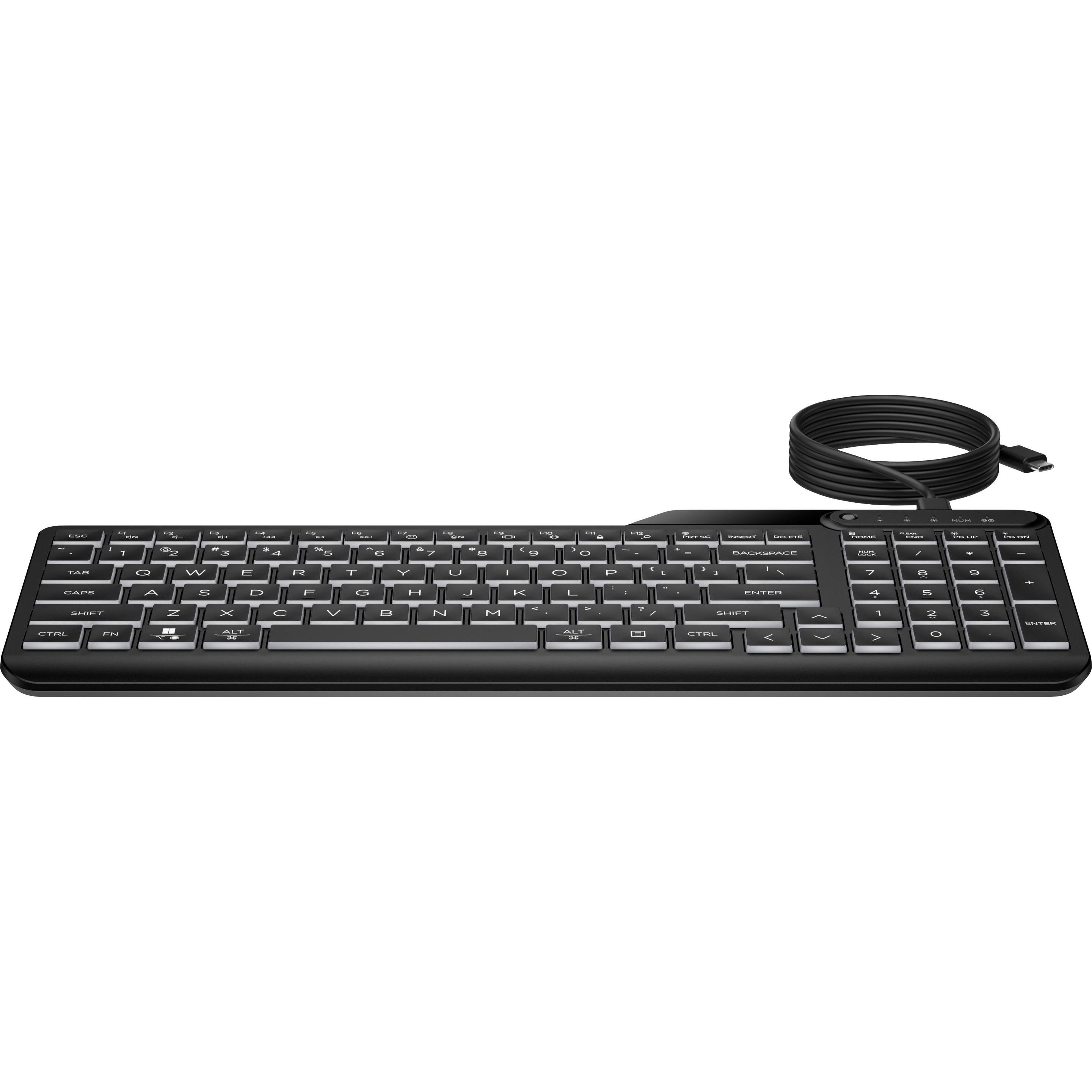 HP 400 BL WD KBD Germany - German locali (Deutschland, Kabelgebunden), Tastatur, Schwarz