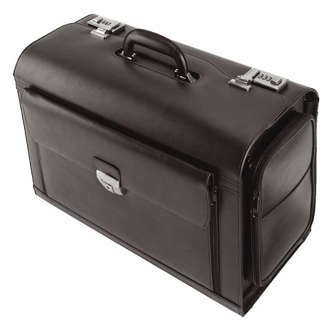 Alassio, Koffer, Piloten, Zwart, (41 l)