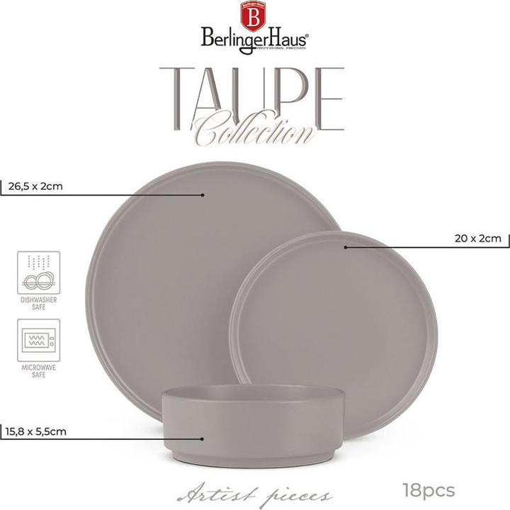 Produktbild BerlingerHaus Design Geschirr-Set (18 Stück)