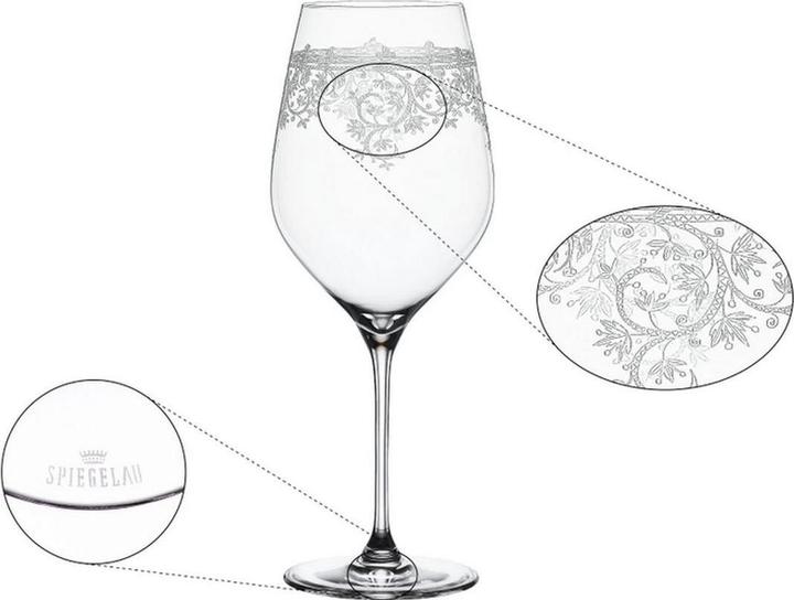 Actual product image Spiegelau Arabesque (81 cl, 2 Glasses, Red wine glasses)