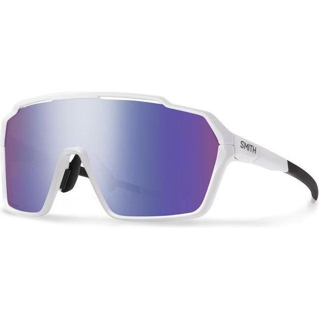 Smith, Unisex, Sportbrille, Shift Mag (White, Purple Mirror), Weiss