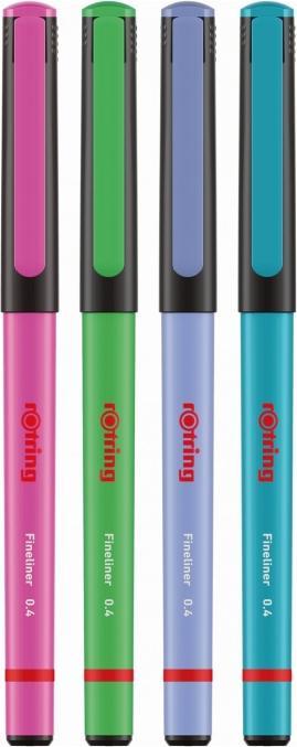 Image du produit Rotring Feutres fins Fun Couleurs (Multicolore, 4 x)