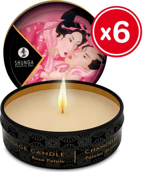 Productafbeelding Shunga Mini Massage Candle 6pcs (180 ml)