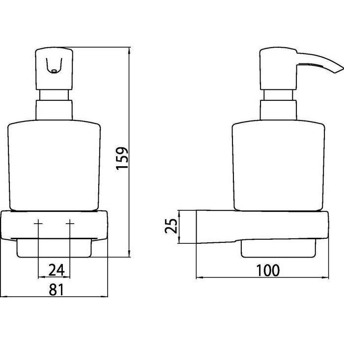 Thumbnail - Emco, Seifenspender + Seifenschale, Seifenspender Trend chrom 022100100