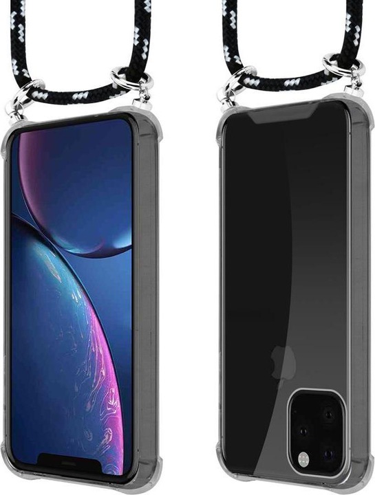 Produktbild Cadorabo TPU Handy Kette SILBER Cover