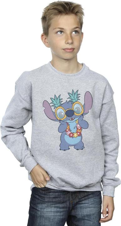 Actual product image Disney Boys Lilo And Stitch Tropical Fun Sweatshirt (140, 146)