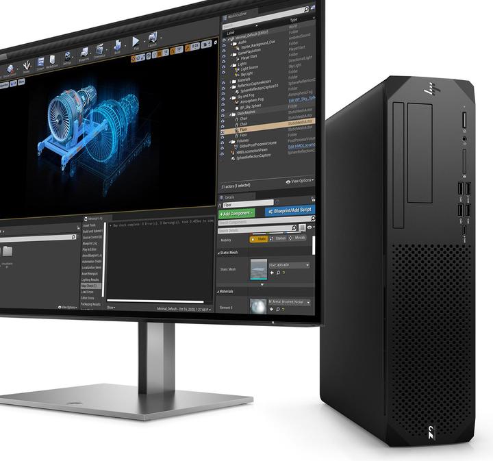 Image du produit HP Z2 Small Form Factor G9 Workstation, Intel® Core™ i9, i9-14900, 32 Go, DDR5-SDRAM (Intel Core i9-14900, 32 Go, 1000 Go, RTX A2000)