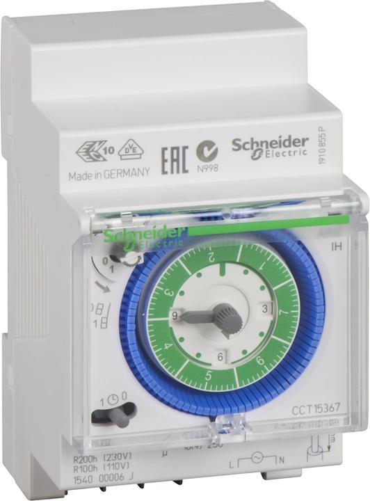 Actual product image Schneider Electric 54mm mechanical timeswitch IH 7j 1c ARM