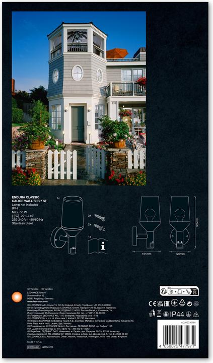 Actual product image Ledvance Endura Classic (E27, IP44)