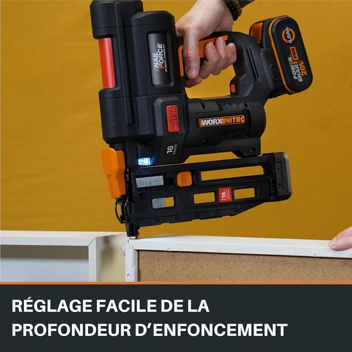 Image du produit Worx Sparachiodi Senza Filo Nitro 20V