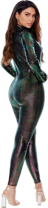 Actual product image Forplay Reptilien Catsuit schwarz (XS, S)