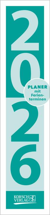 Produktbild StreifenplanerCompactTürkis2026