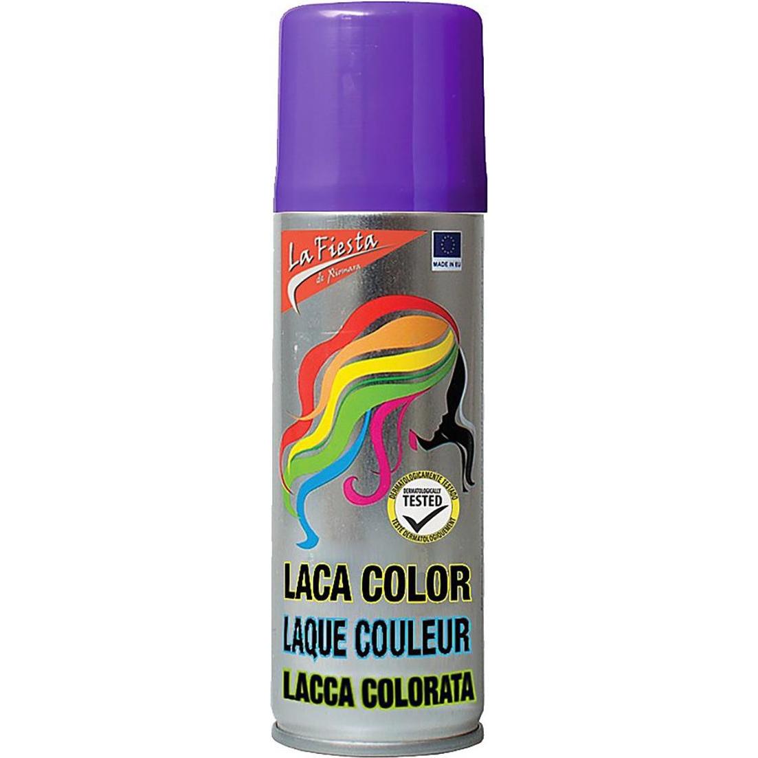 La Fiesta Farb-Haarspray - 125 ml - - Farbe violett