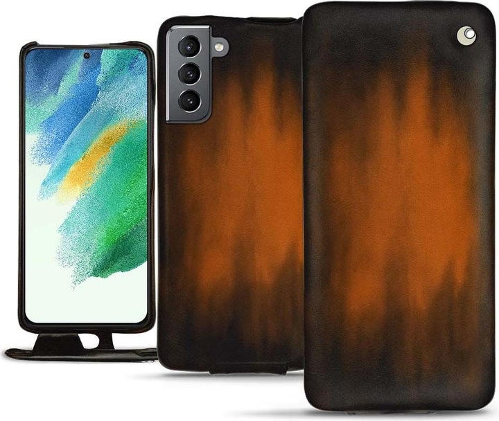 Noreve Lederschutzhülle vertikal (Samsung Galaxy S21 FE)