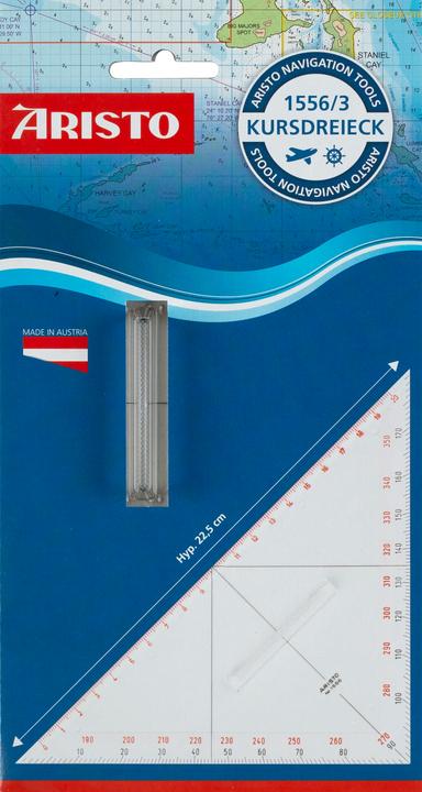 Actual product image Aristo Course triangle with handle (22.50 cm, Plastic)