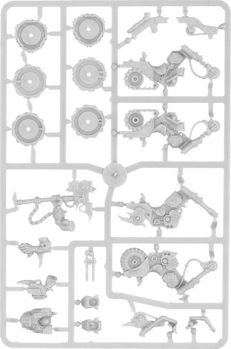 Actual product image Games Workshop Warhammer 40k - Ork Warbiker Mob (Plastic)