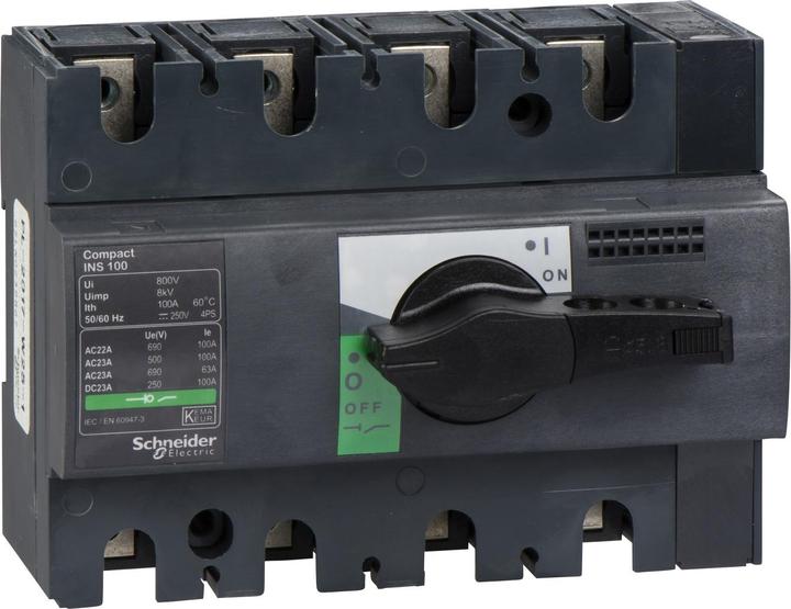 Produktbild Schneider Lasttrennschalter 4P 100A INS100 (28909)