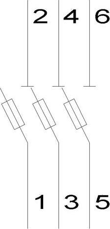 Image du produit Siemens SIEM 3NW7533-0HG Porte-fusible CL.CC 30A 3p 10x38 (30 A)