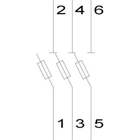 Thumbnail - 4x Siemens, Sicherung, SIEM 3NW7533-0HG Sicherungshalter CL.CC 30A 3p 10x38 (Feinsicherung, 30 A)