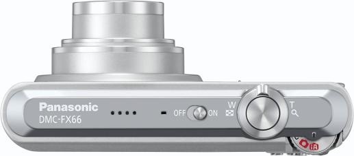 Actual product image Panasonic Lumix FX66, 14Mpixel, 5xWW zoom, HD-Movie, Black (1/2,3'')