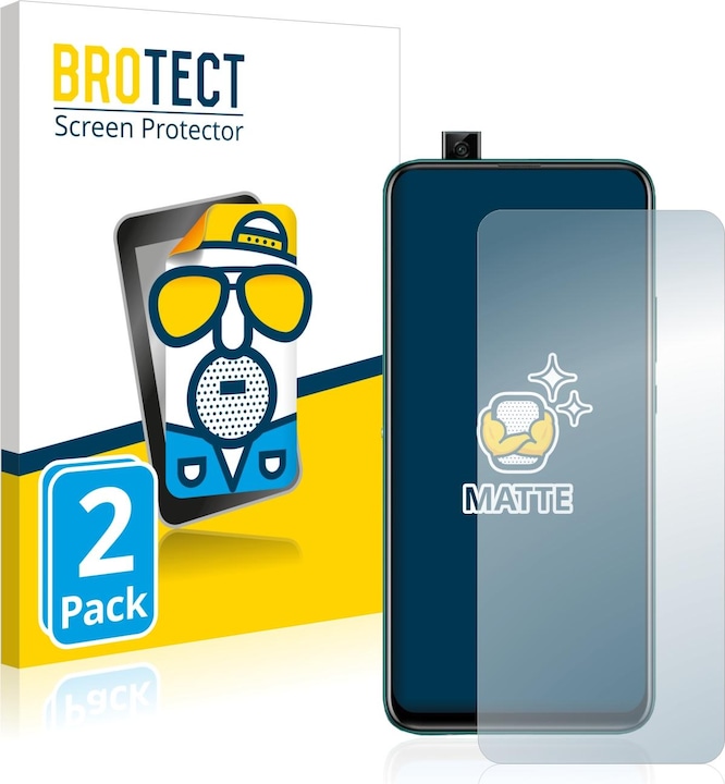 Actual product image BROTECT Anti-glare screen protector matt (2 Piece, Huawei P Smart Z)