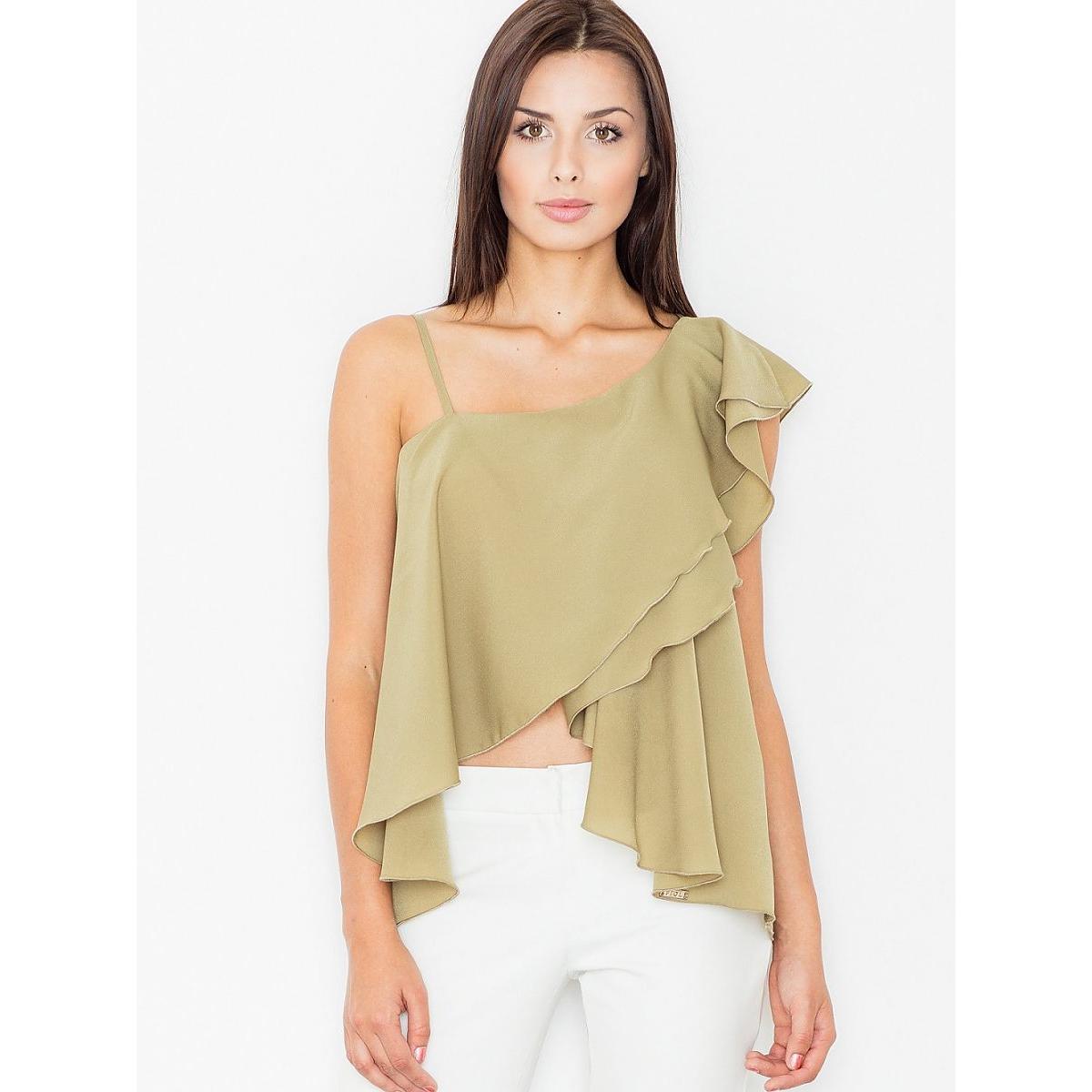 Figl, Damen, Bluse, Bluse, Grün, (L)