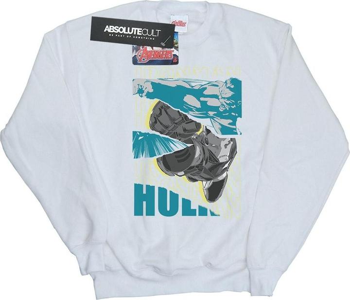 Immagine prodotto Avengers Iron Man And Hulk Collage Felpa Ragazzi (152, 158)