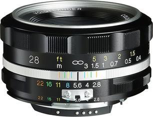 Actual product image Voigtländer Colour-Skopar 28mm/2.8 asph. SLII-S bicol (Nikon F, full size)