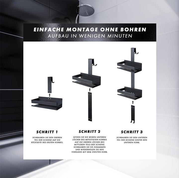 Actual product image Benkstein Shower organiser